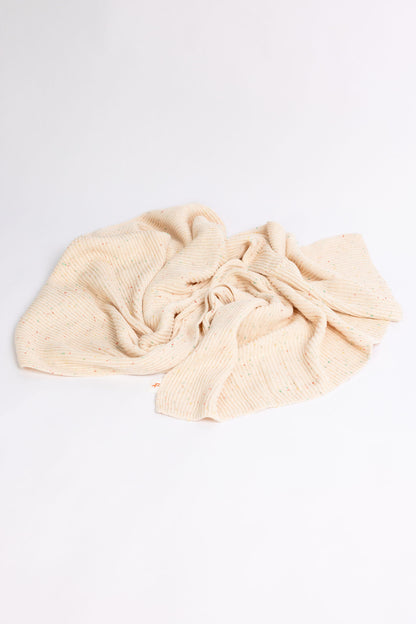 Confetti Organic Cotton Ribbed Blanket