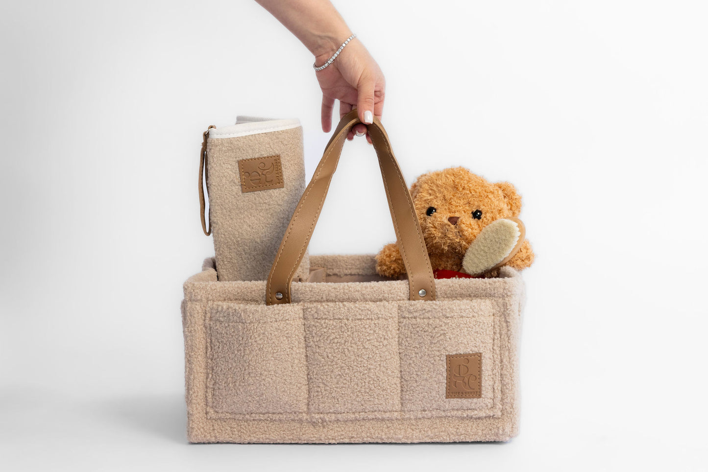 Teddy Nappy Caddy + Teddy Change Mat