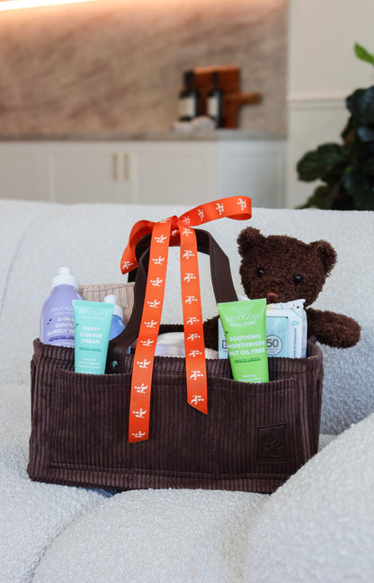 *PRE ORDER* Espresso Corduroy Nappy Caddy -         READY TO SHIP June 22ND