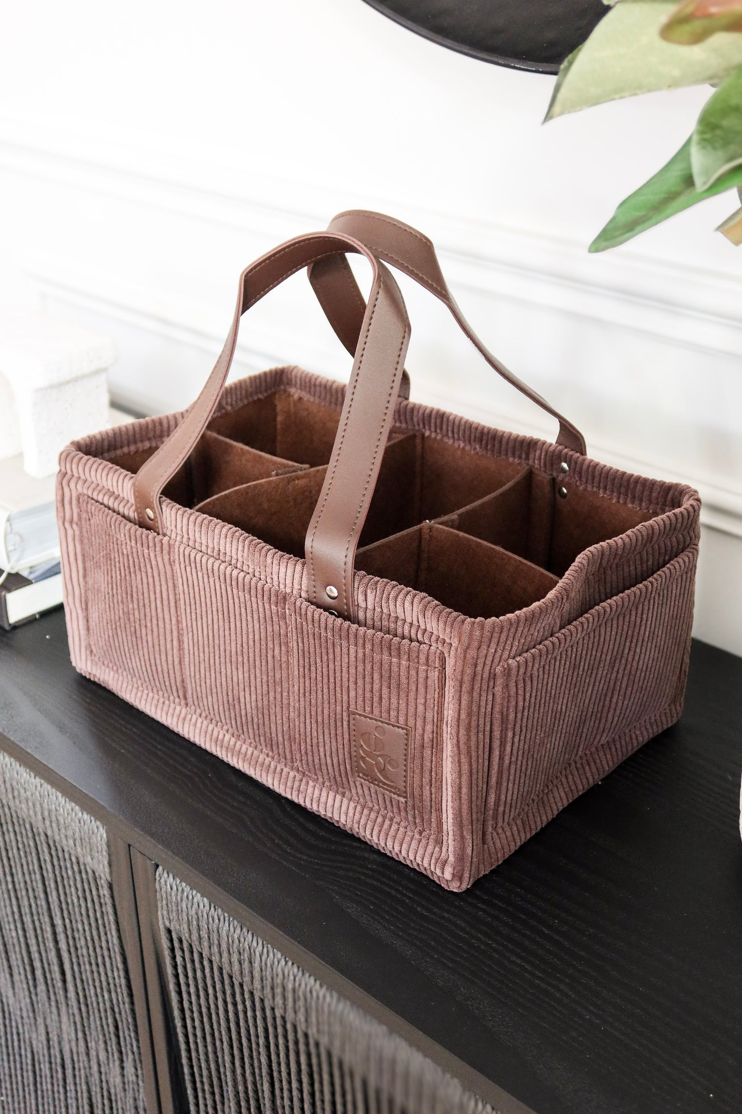 *PRE ORDER* Espresso Corduroy Nappy Caddy -         READY TO SHIP June 22ND