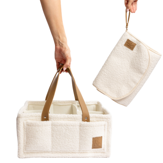 Teddy Nappy Caddy + Teddy Change Mat