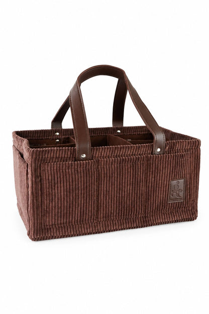 *PRE ORDER* Espresso Corduroy Nappy Caddy -         READY TO SHIP June 22ND